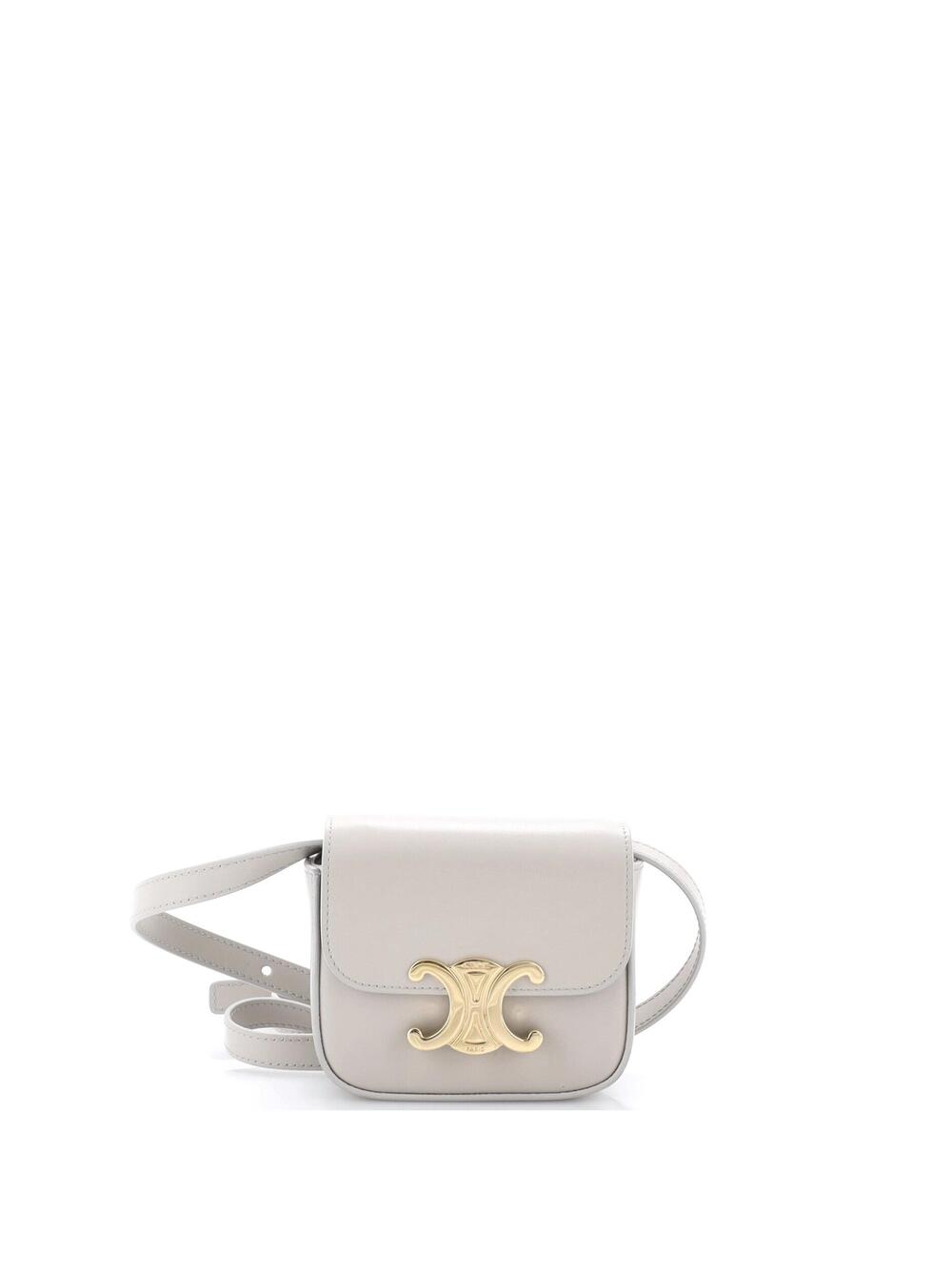 Celine Claude Shoulder Bag Leather Mini #364802C12B
